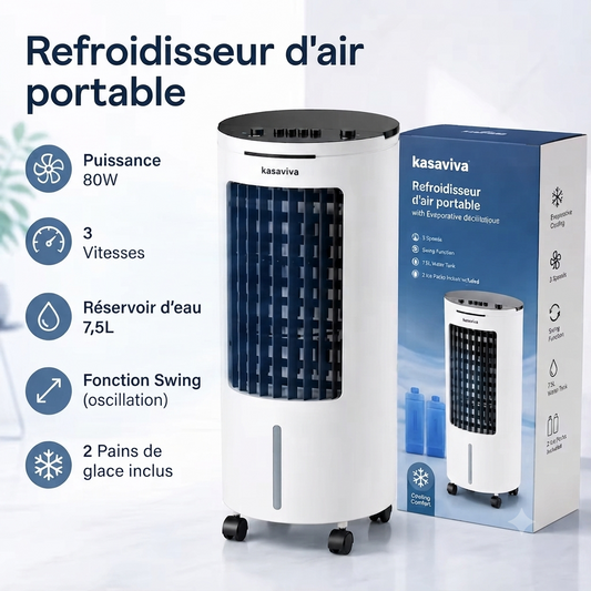 Refroidisseur d'air portable 7.5L