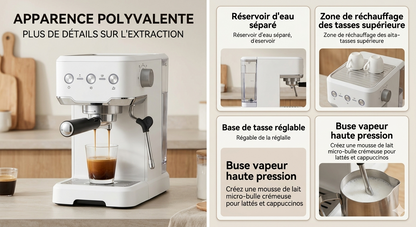 Robot aspirateur laveur 5000Pa