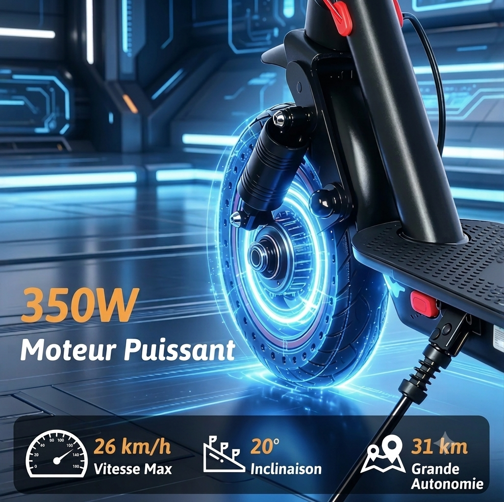 Trottinette électrique autonomie à 35 km