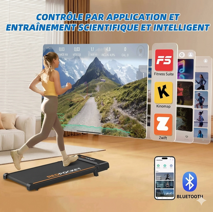 Tapis de marche pliable inclinable 1-8 km/h