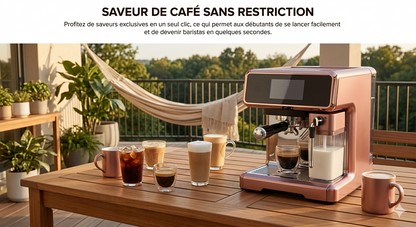 Barista pro 20 bars avec mousseur de lait