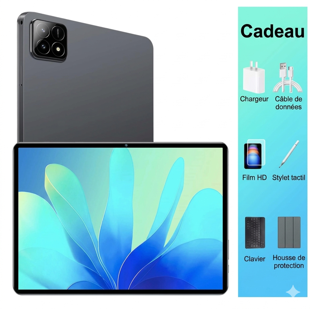 Tablette Android avec batterie 12000 mAh