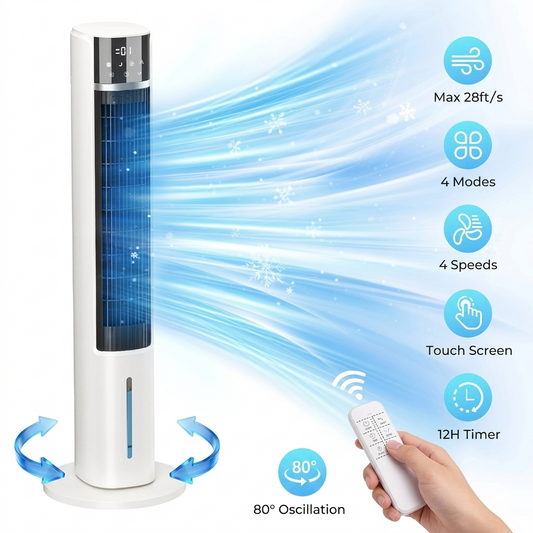 Ventilateur avec écran tactile
