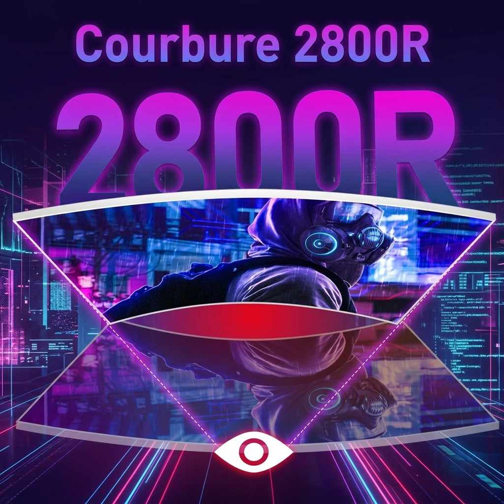 Écran 27 pouces Incurvé FHD 100Hz