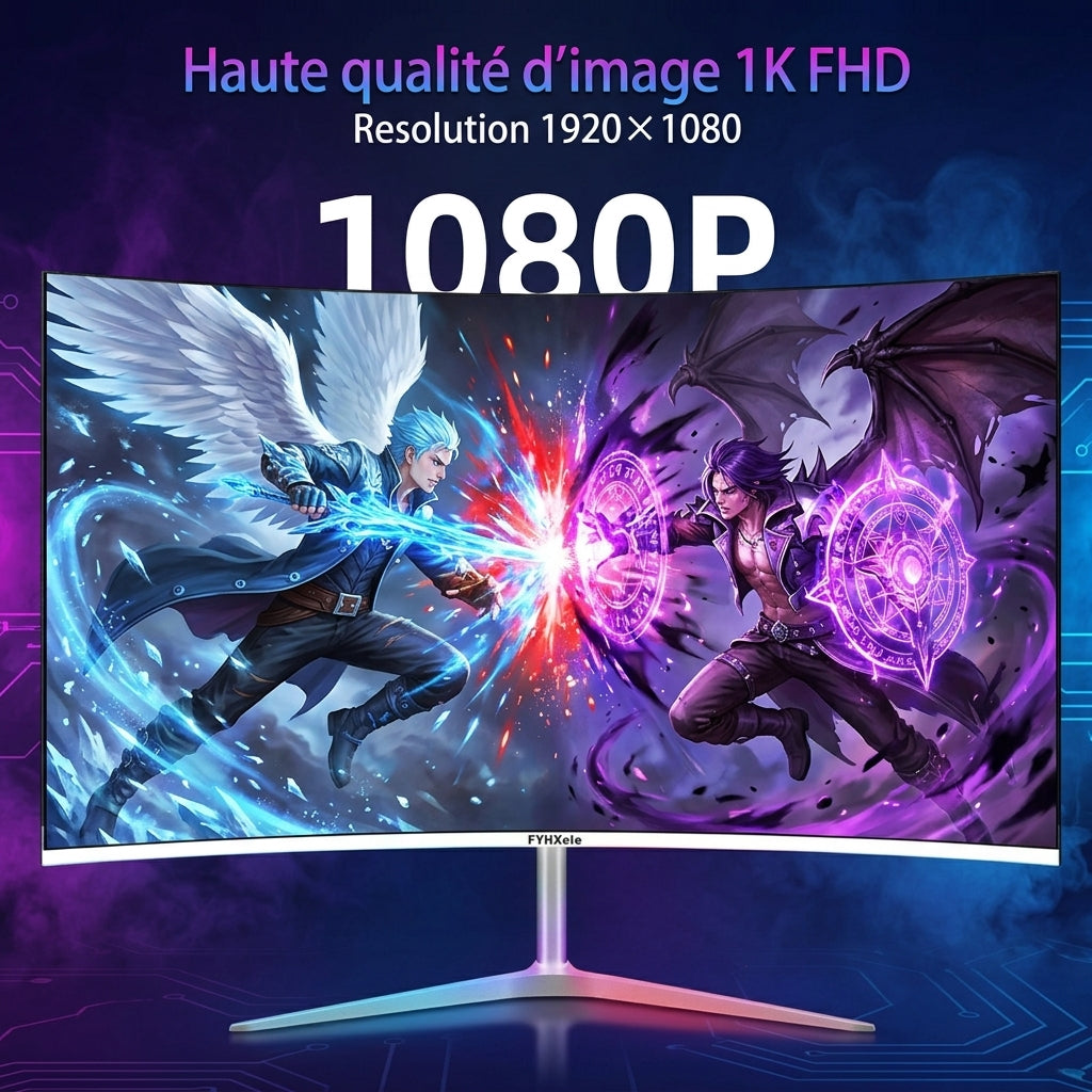 Écran 27 pouces Incurvé FHD 100Hz