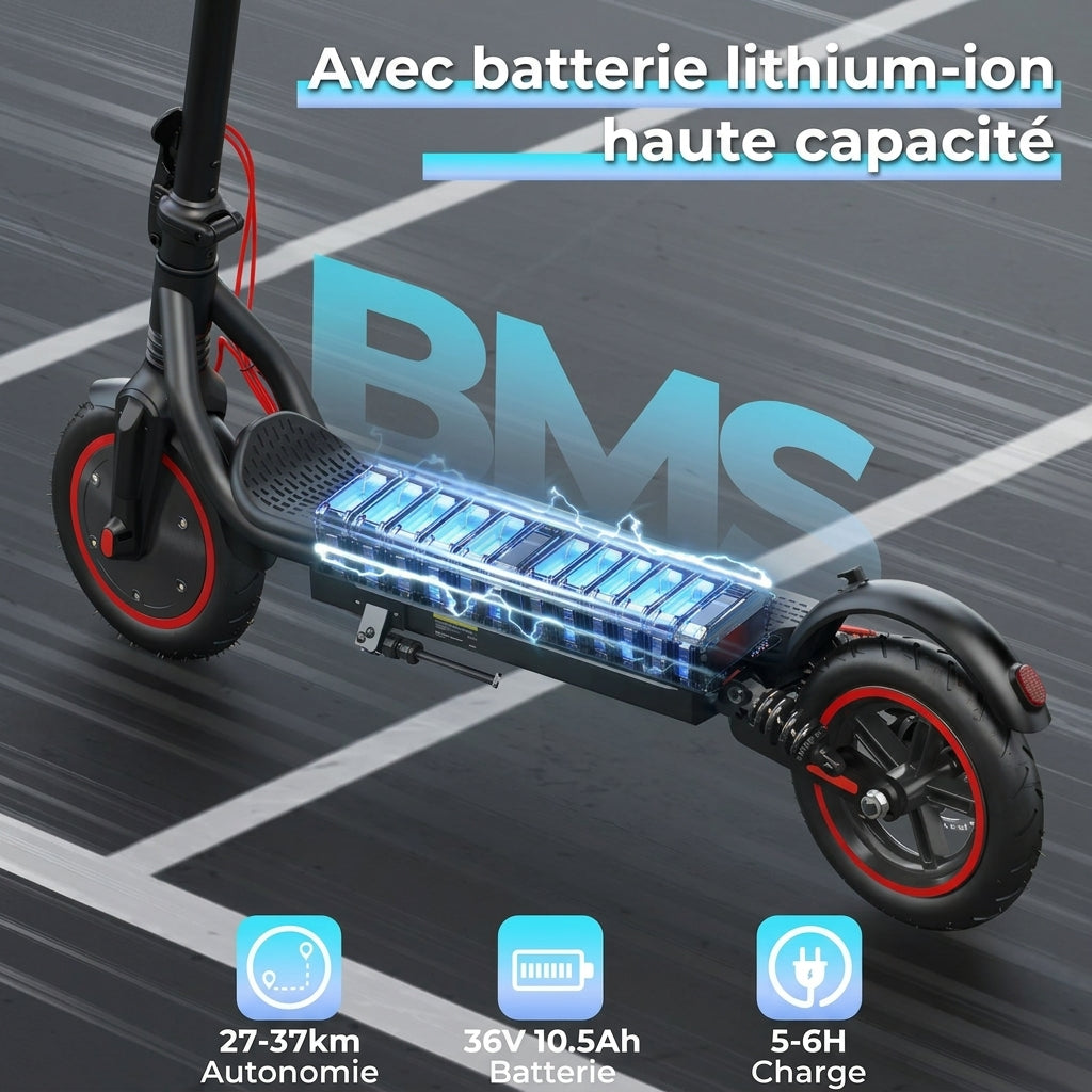 vélo électrique 36 V, 10,5 Ah