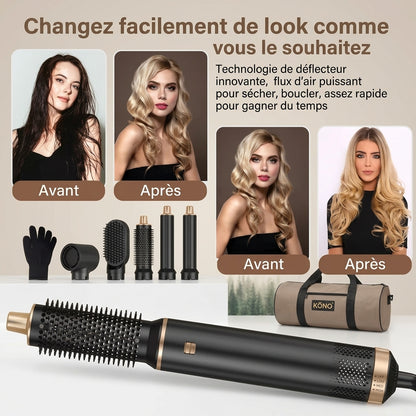 Brosse Soufflante 5-en-1 Multifonction