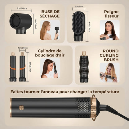 Brosse Soufflante 5-en-1 Multifonction