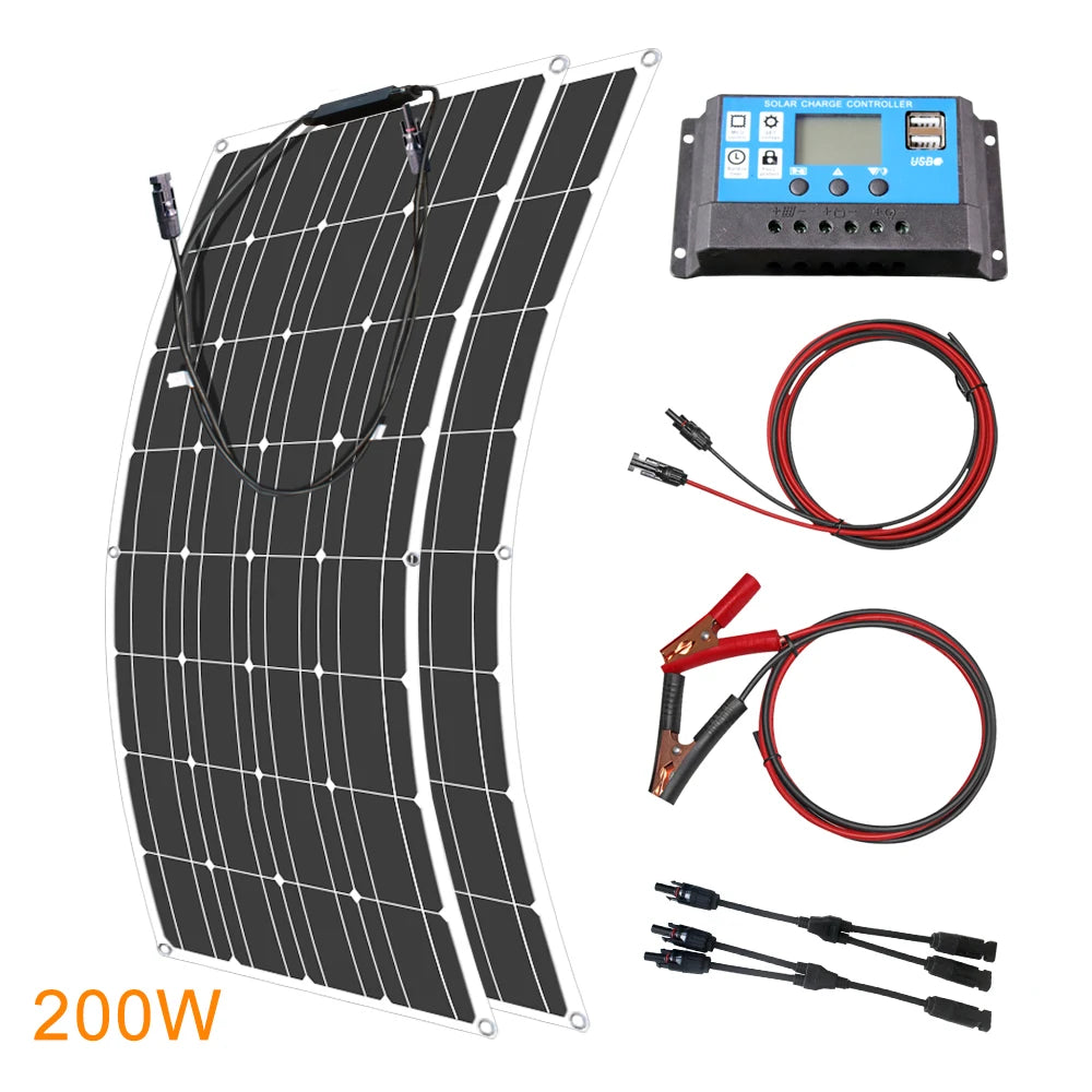 Panneau solaire flexible