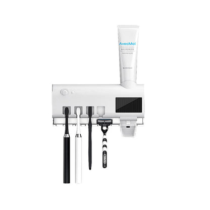 Porte-brosse à dents avec distributeur de dentifrice