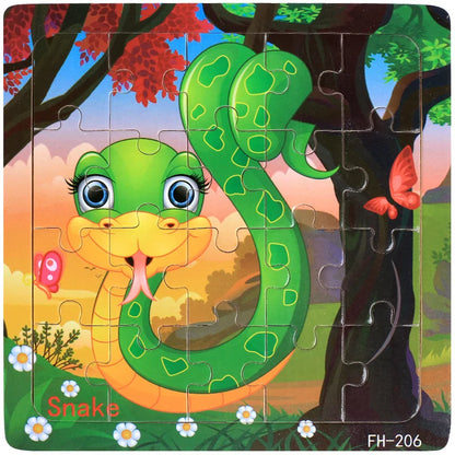 Puzzle 3D en bois de 20 pièces