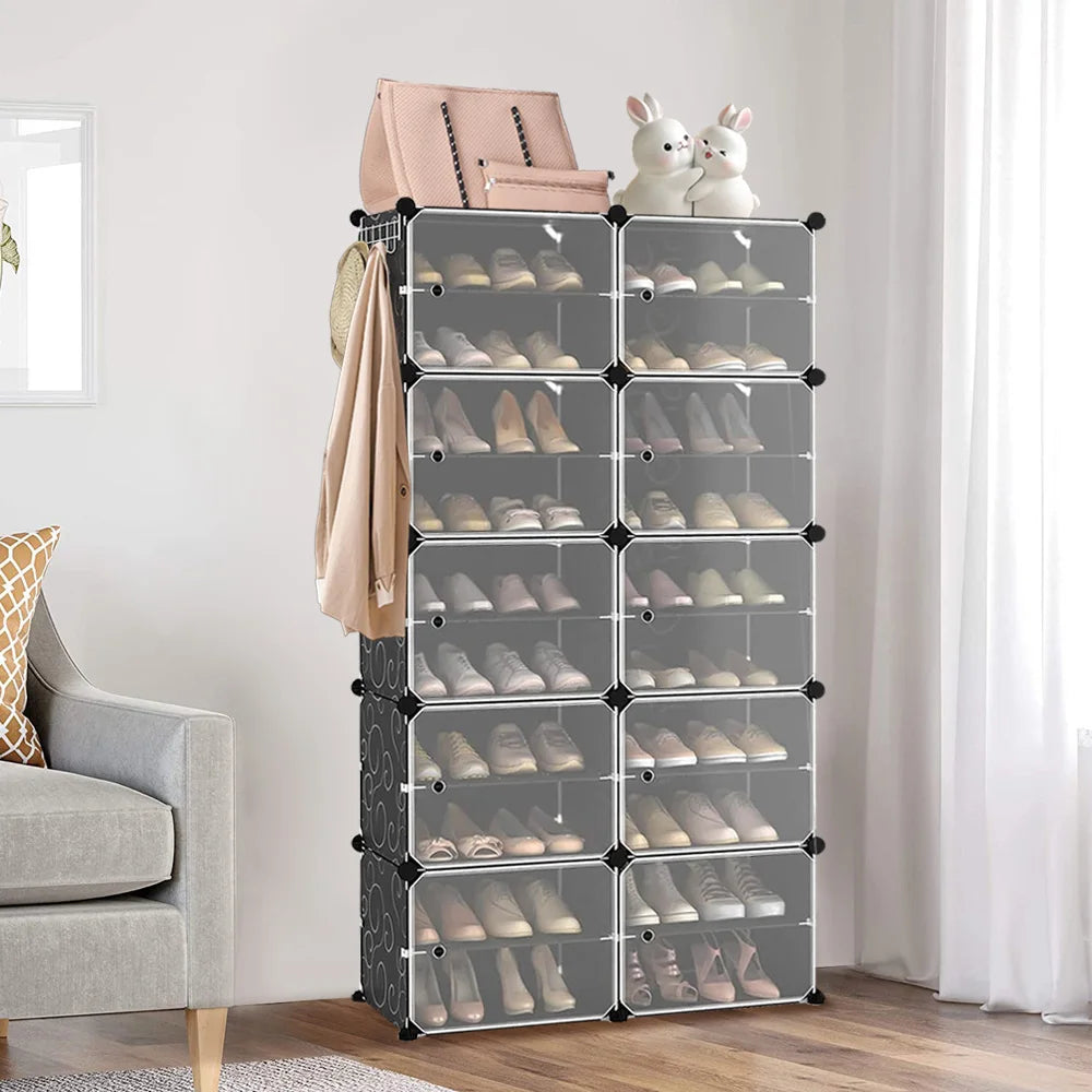 Rangement pour chaussures à 40 paires