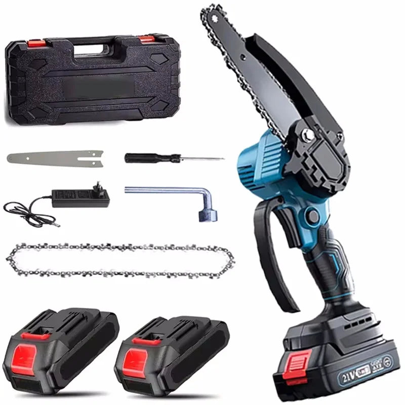 Mini tronçonneuse sans fil + 2 batteries