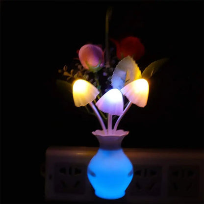 Veilleuse LED en forme de rose