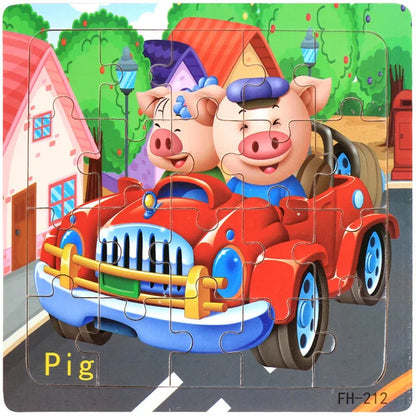 Puzzle 3D en bois de 20 pièces