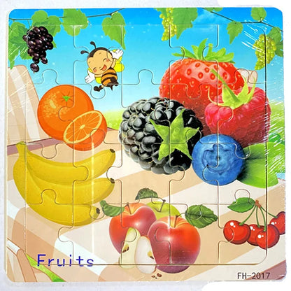 Puzzle 3D en bois de 20 pièces