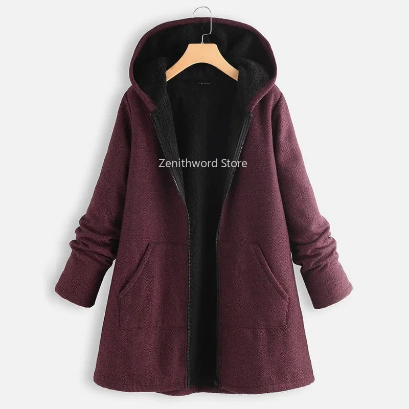 Manteau automne-hiver chaude pour femme