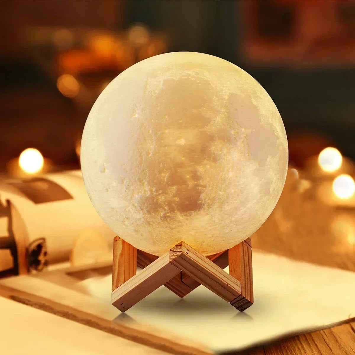Lampe de nuit en forme de lune