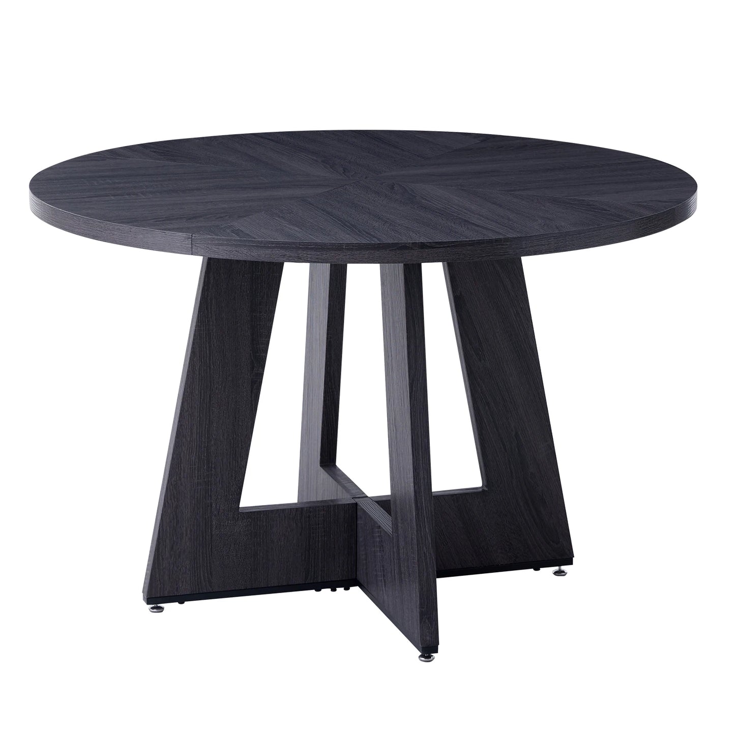Table ronde nordique en bois massif 120cm
