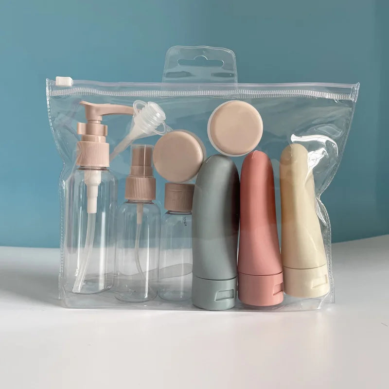 Lot de flacons rechargeables de voyage