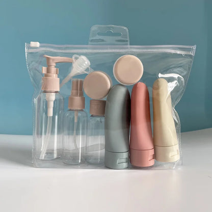 Lot de flacons rechargeables de voyage