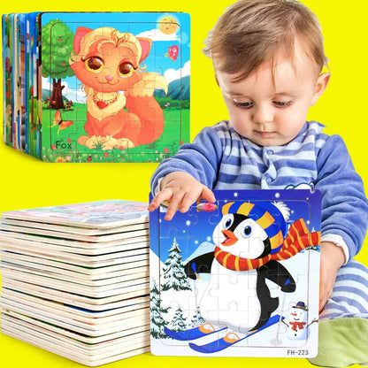 Puzzle 3D en bois de 20 pièces