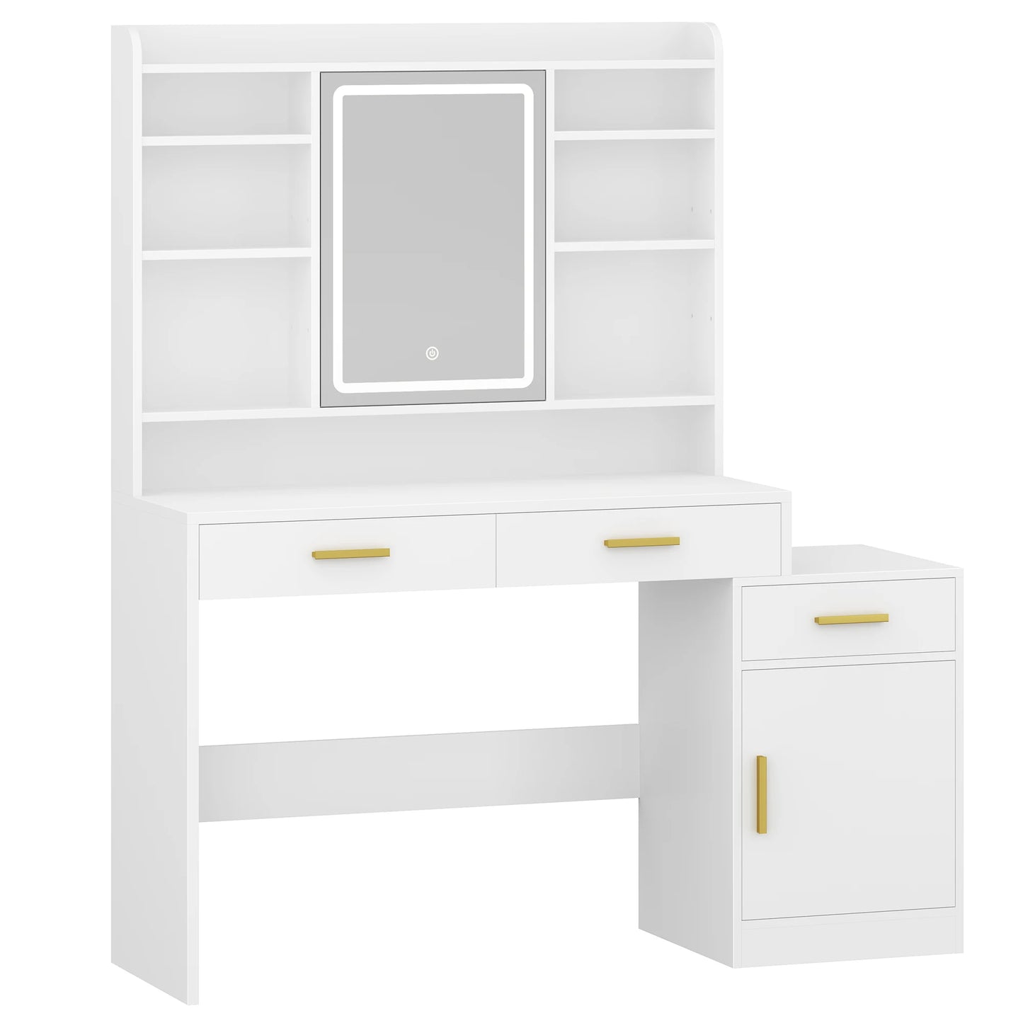 Coiffeuse de chambre avec grand miroir