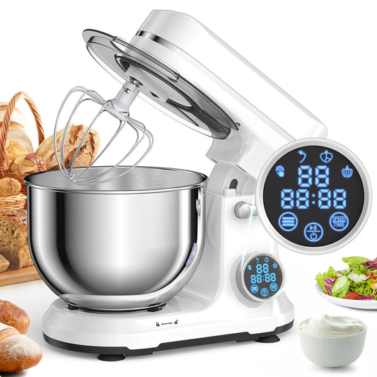 Robot pâtissier 1200 W 11 vitesses avec écran OLED numérique