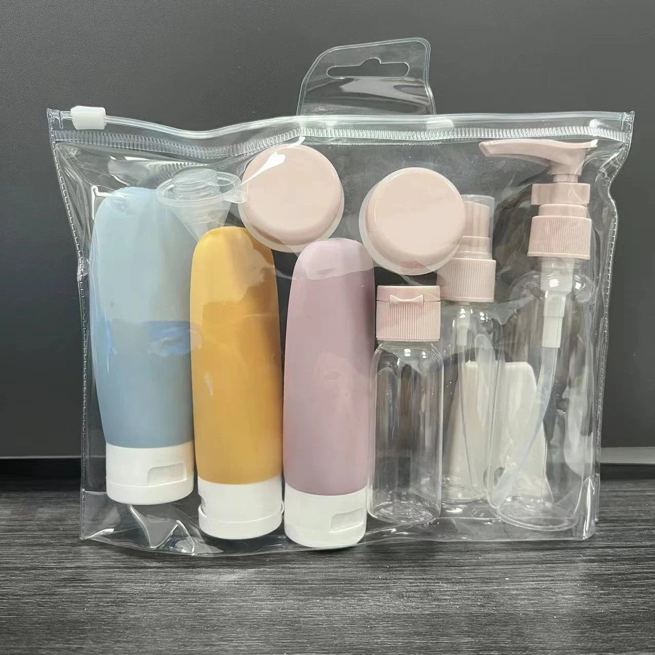 Lot de flacons rechargeables de voyage