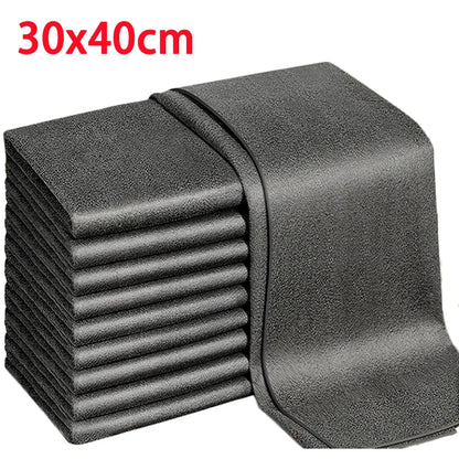 Lot de chiffons de nettoyage en microfibre pour vitres