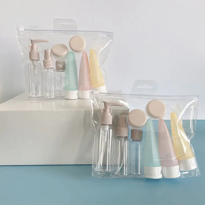 Lot de flacons rechargeables de voyage