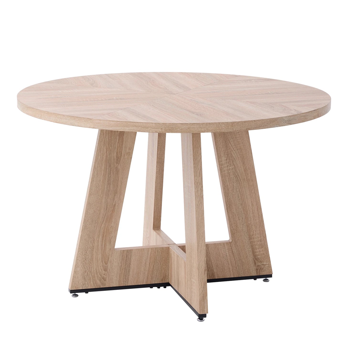 Table ronde nordique en bois massif 120cm