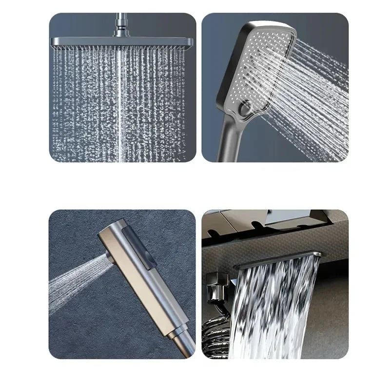 Ensemble de salle de bain 4 fonctions avec affichage numérique