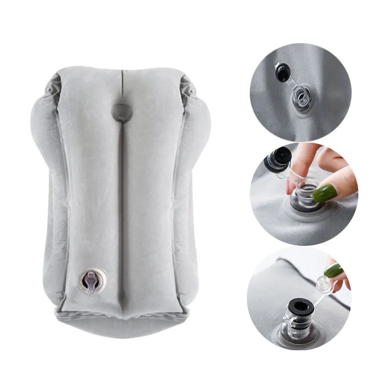 Oreiller gonflable en PVC pour voyage