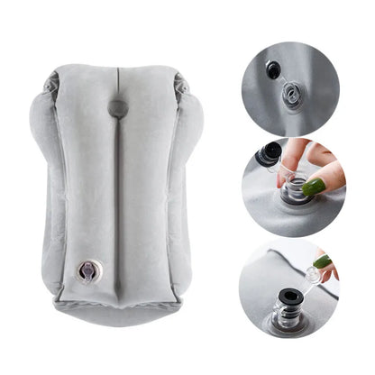 Oreiller gonflable en PVC pour voyage