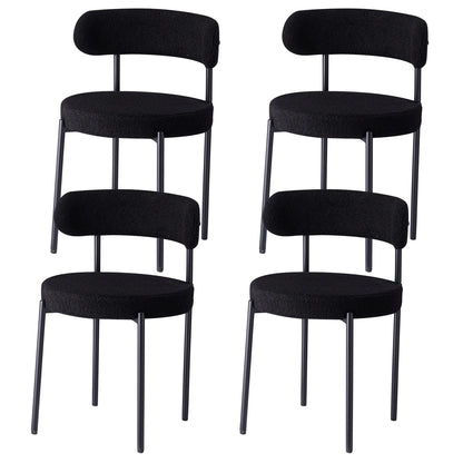 Lot de chaises de salle à manger nordique