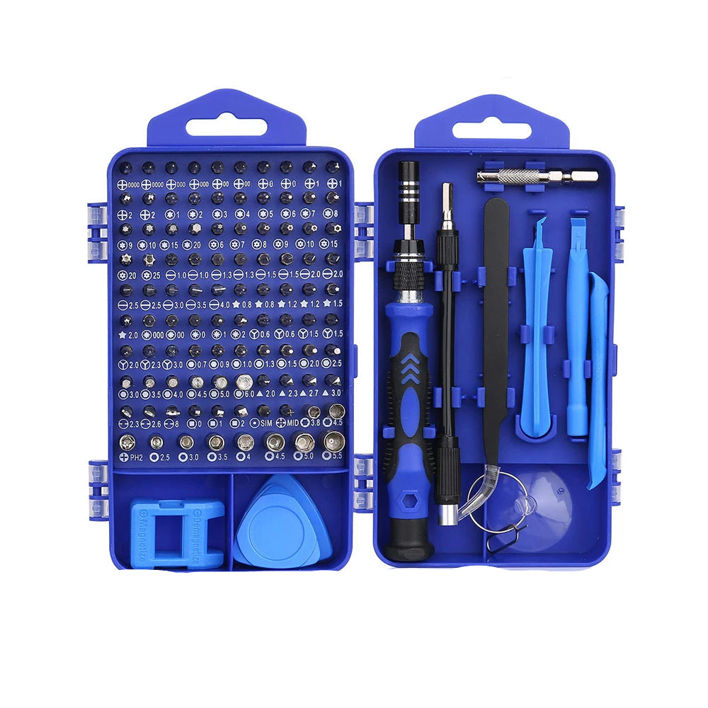 Kit de tournevis magnétique professionnel de précision 122 pièces