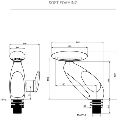 Robinet de lavabo à LED avec 4 modes de sortie