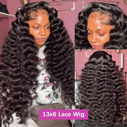 Perruques mi-longues en cheveux humains