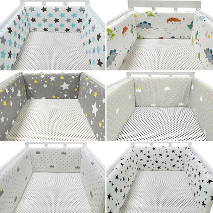 Pare-chocs de berceau pour bébé 130x30cm