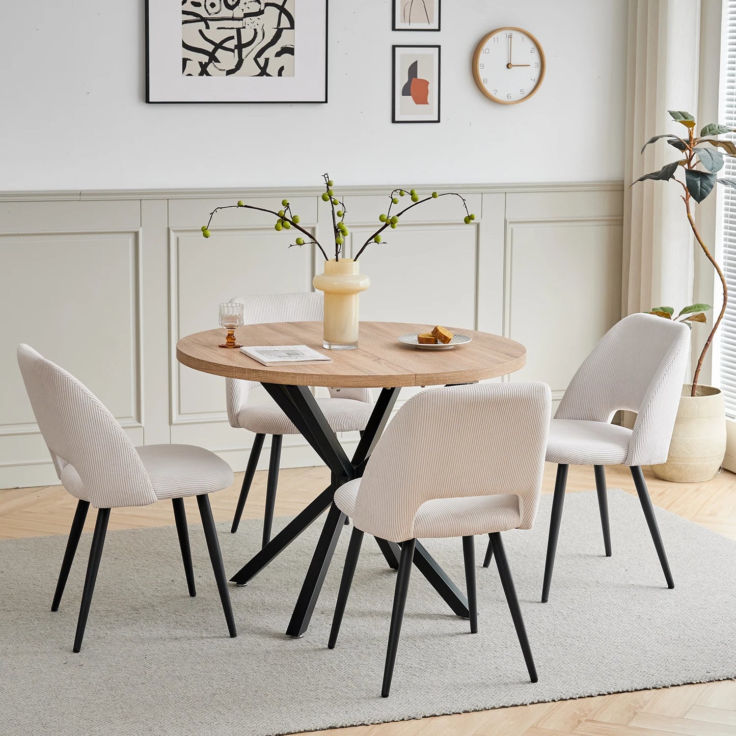 Ensemble de chaises de salle à manger élégantes