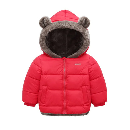 Veste à capuche polaire pour bébé