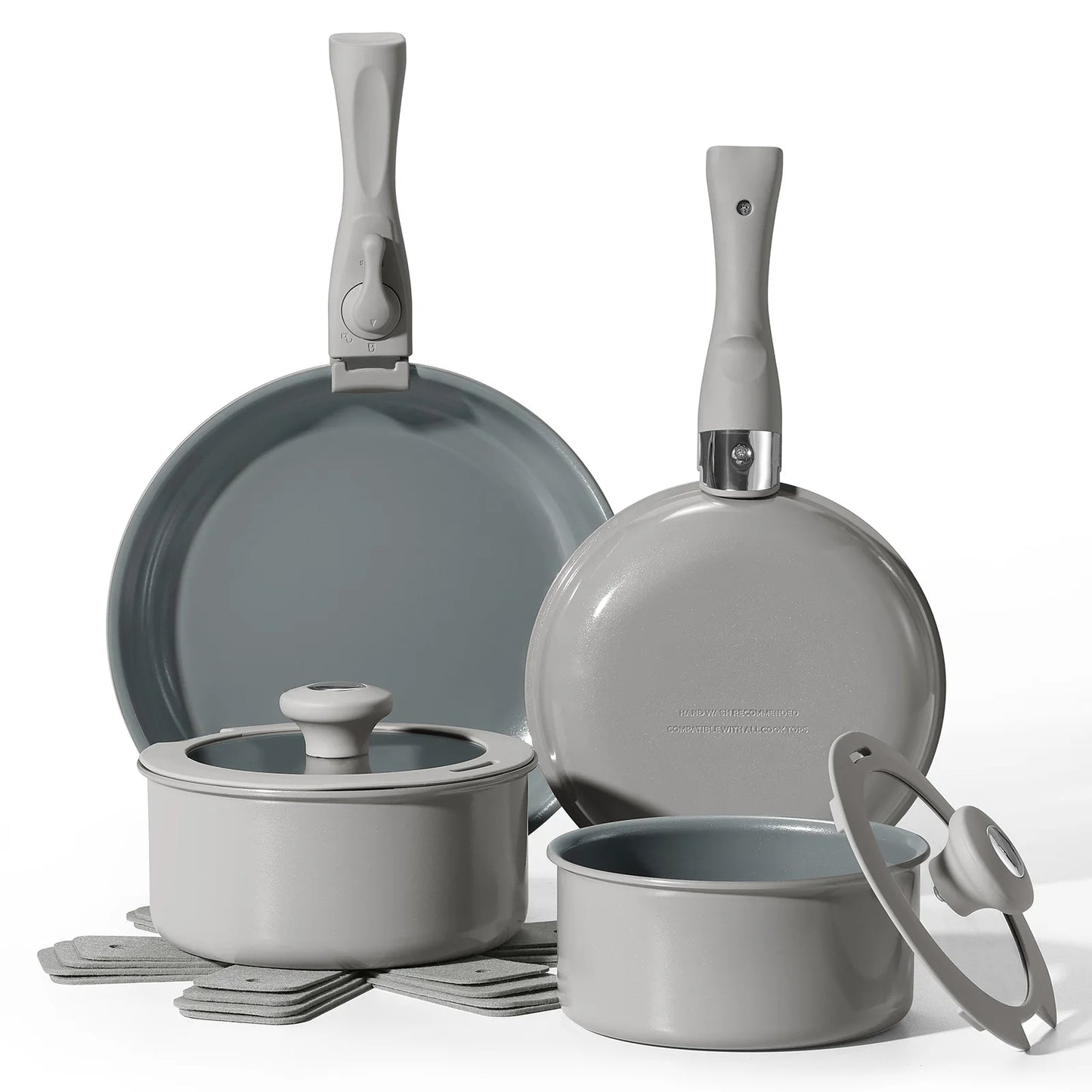 Ensemble de casseroles et poêles en céramique antiadhésives