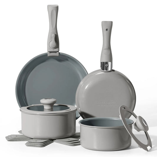 Ensemble de casseroles et poêles en céramique antiadhésives