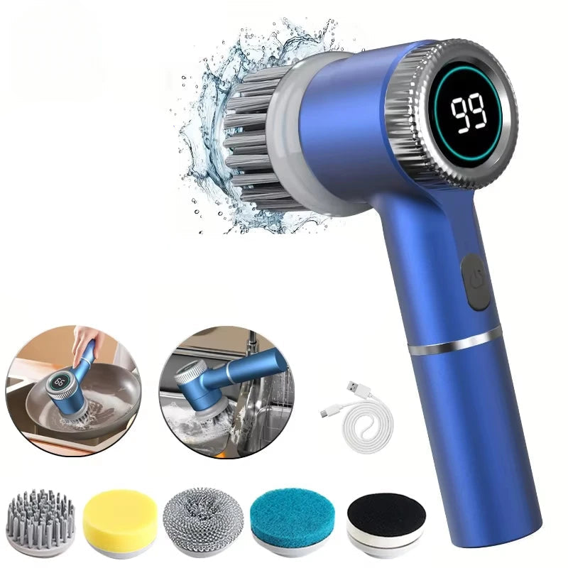 Brosse de nettoyage électrique 5 en 1