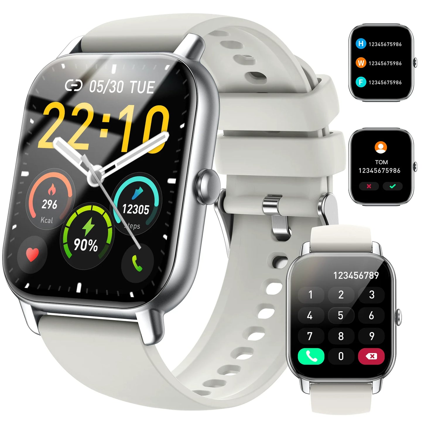 Montre connectée ultra fine 1,85 pouces