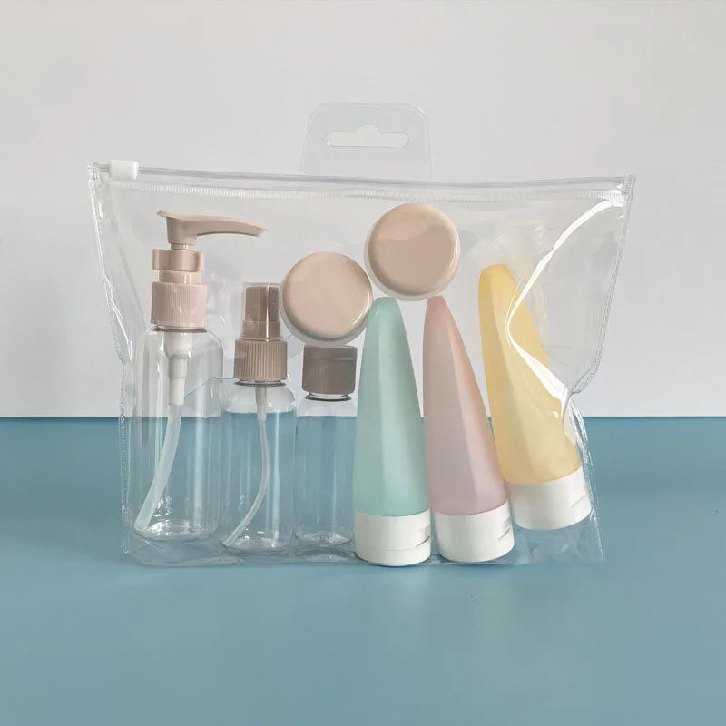 Lot de flacons rechargeables de voyage