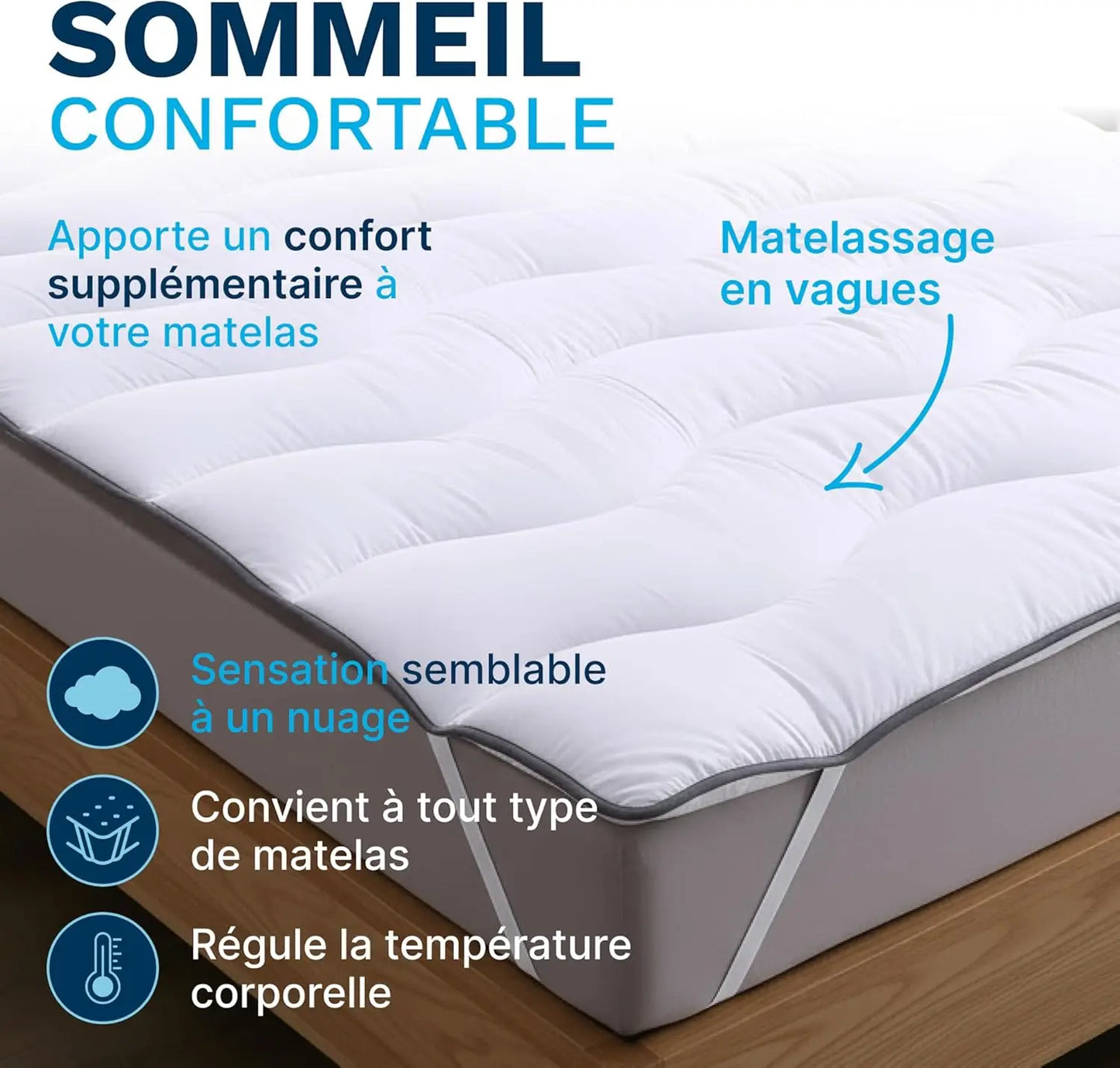 Surmatelas - Microfibre Hypoallergénique