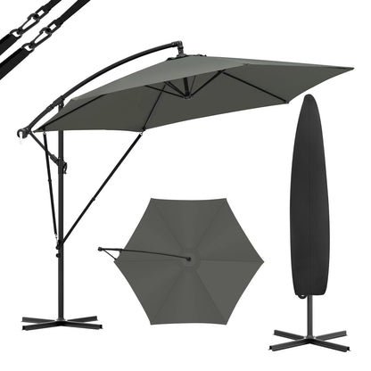 Parasol de jardin à manivelle &amp; Protection UV