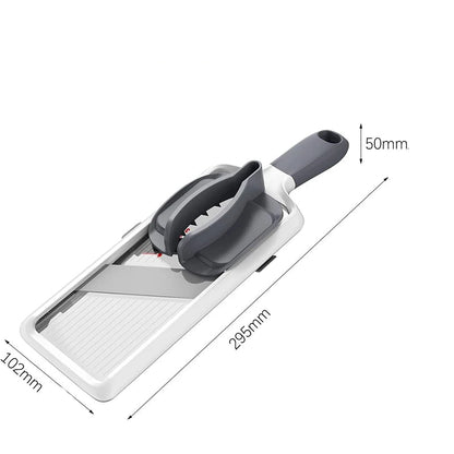 Mandoline multi-portative avec lame réglable en acier inoxydable
